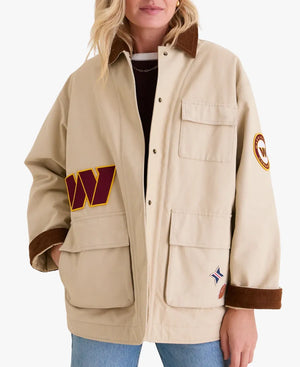 FanaticsxTuckernuckWashingtonCommandersBarnJacketinCream