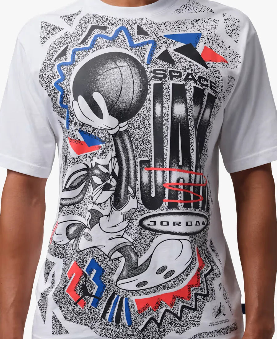 NikeJordanxBrooklynSpaceJamBugsBunnyCrew-NeckT-Shirt